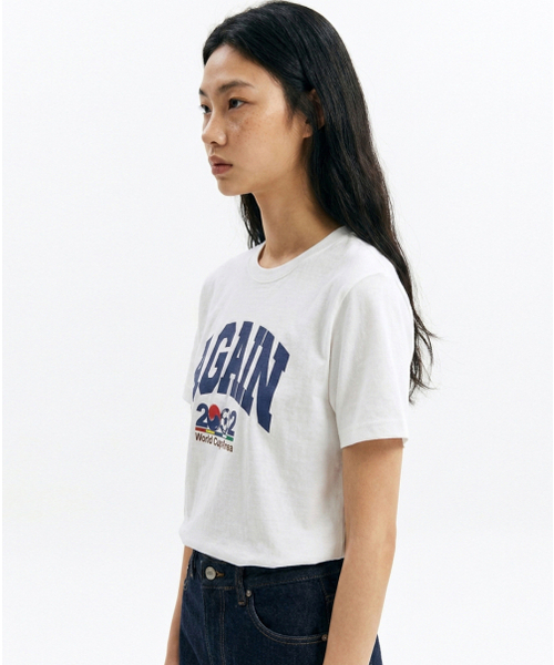 REBRENNER(リブレンナー)の「DTF 20番手 アゲイン 2002 スタンダード 半袖Tシャツ ホワイト(Tシャツ/カットソー・レディース・その他・LARGE/2XL/MEDIUM/SMALL/X-LARGE/4XL/3XL)」の7枚目の写真