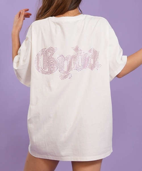 GYDA(ジェイダ)の「【ムラサキスポーツ限定】GYDA/ジェイダ 半袖 Tシャツ GD BACK BIG T/S 072632772301(Tシャツ/カットソー・レディース・オフホワイト/ホワイト/ブラック/ピンク/ミント/フューシャピンク・FREE)」の2枚目の写真