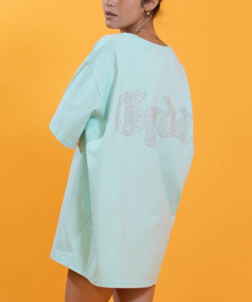 GYDA(ジェイダ)の「【ムラサキスポーツ限定】GYDA/ジェイダ 半袖 Tシャツ GD BACK BIG T/S 072632772301(Tシャツ/カットソー・レディース・オフホワイト/ホワイト/ブラック/ピンク/ミント/フューシャピンク・FREE)」の4枚目の写真
