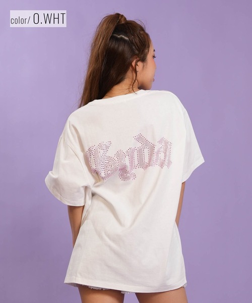 GYDA(ジェイダ)の「【ムラサキスポーツ限定】GYDA/ジェイダ 半袖 Tシャツ GD BACK BIG T/S 072632772301(Tシャツ/カットソー・レディース・オフホワイト/ホワイト/ブラック/ピンク/ミント/フューシャピンク・FREE)」の11枚目の写真