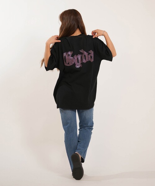 GYDA(ジェイダ)の「【ムラサキスポーツ限定】GYDA/ジェイダ 半袖 Tシャツ GD BACK BIG T/S 072632772301(Tシャツ/カットソー・レディース・オフホワイト/ホワイト/ブラック/ピンク/ミント/フューシャピンク・FREE)」の7枚目の写真