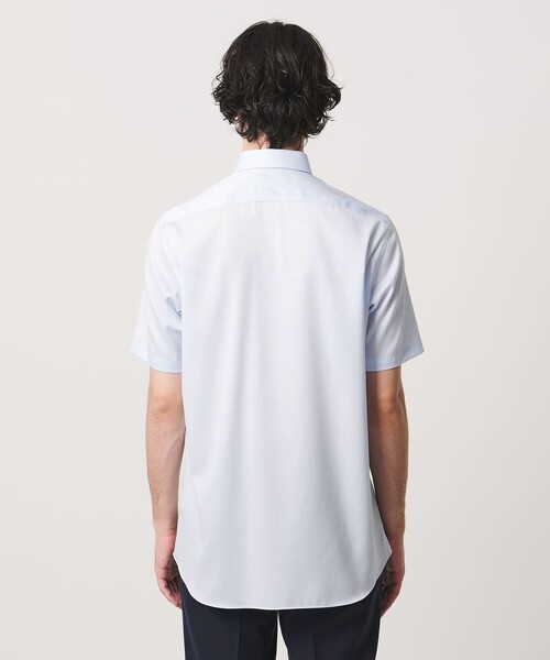 UNITED ARROWS(ユナイテッドアローズ)の「イージーケア AG パナマ ショートスリーブ ボタンダウンカラーシャツ 抗菌防臭 通気性(シャツ/ブラウス・メンズ・ライトブルー/ホワイト・XL/S/M/L)」の9枚目の写真