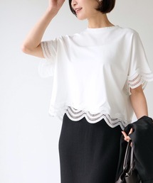 Ehre style | 大人レースの一癖Tシャツ INなしで素敵！(Tシャツ/カットソー)