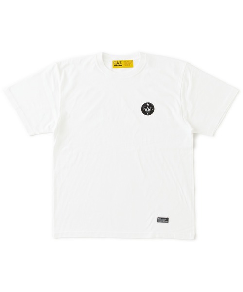 FAT(エフエイティー)の「EMBEROUND(Tシャツ/カットソー・メンズ・ベージュ/オリーブ/ホワイト/ブラック・TITCH(M)/SKINNY(L)/FAT(XL)/JUMBO(XXL))」の2枚目の写真