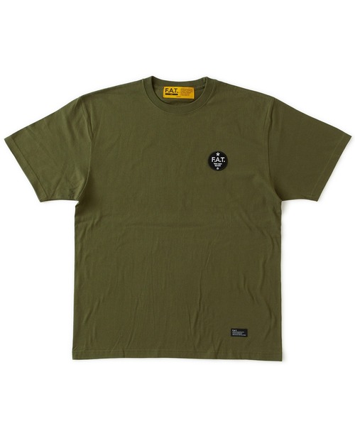 FAT(エフエイティー)の「EMBEROUND(Tシャツ/カットソー・メンズ・ベージュ/オリーブ/ホワイト/ブラック・TITCH(M)/SKINNY(L)/FAT(XL)/JUMBO(XXL))」の4枚目の写真