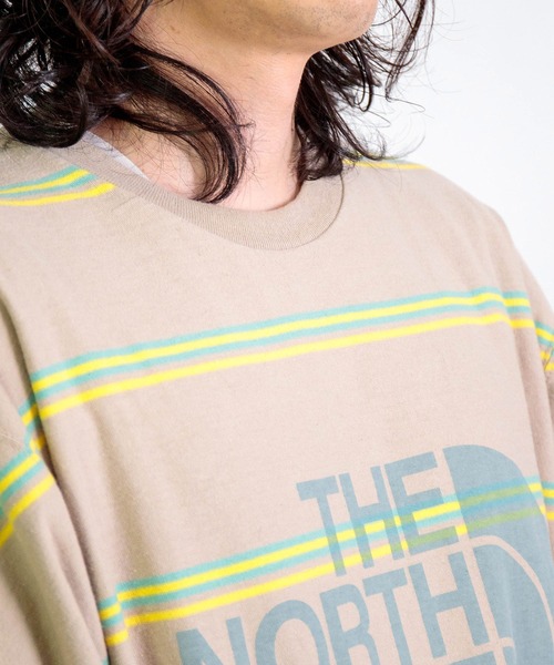 THE NORTH FACE PURPLE LABEL] Field Long Sleeve Striped Tee