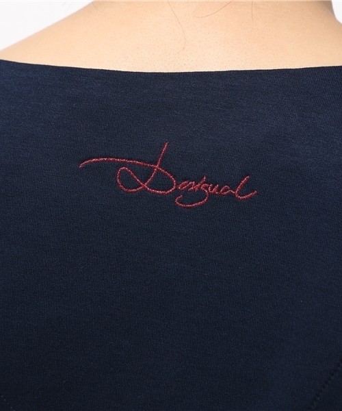 Desigual(デシグアル)の「「Desigual/デシグアル」フラワー風ドレスワンピース(ワンピース・レディース・ダークネイビー・SMALL/LARGE/X-LARGE/MEDIUM/X-SMALL)」の7枚目の写真