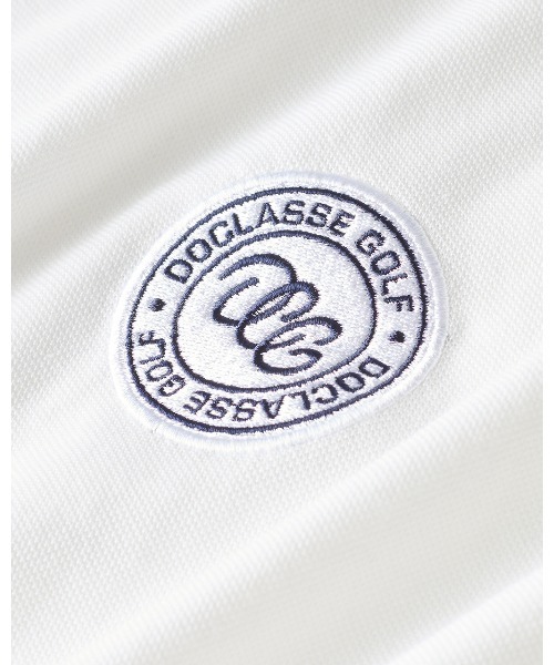 DoCLASSE( ドゥクラッセ)の「エクストラクリーン鹿の子ゴルフモック 半袖(Tシャツ/カットソー・メンズ・グリーン/ホワイト/バーガンディー/ダークネイビー/ライトグレー・M/LL/3L/S/L)」の7枚目の写真