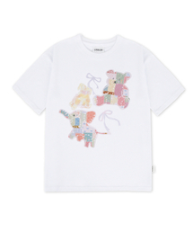 ヴィンテージベアグラフィック半袖Tシャツ AS1314 (ホワイト)