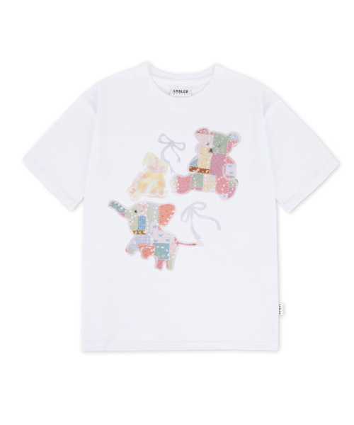 ambler(エムブラー)の「ヴィンテージベアグラフィック半袖Tシャツ AS1314 (ホワイト)(Tシャツ/カットソー・レディース・その他・MEDIUM/SMALL)」の1枚目の写真