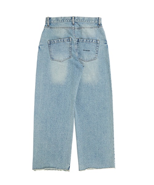 RULE THE FATE(ルールザフェイト)の「RTF BAGGY DENIM PANTS/バギーデニムパンツ(デニムパンツ・メンズ・ブルー/ブラック・1/0/2)」の4枚目の写真