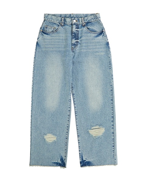 RULE THE FATE(ルールザフェイト)の「RTF BAGGY DENIM PANTS/バギーデニムパンツ(デニムパンツ・メンズ・ブルー/ブラック・1/0/2)」の3枚目の写真