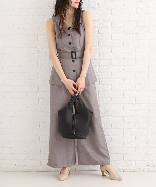 ESPERANZA(エスペランサ)の「【EC限定】ストラップ2WAYトートバッグ(トートバッグ・レディース・ダークブラウン/ブラック/ブラウン・FREE)」の6枚目の写真