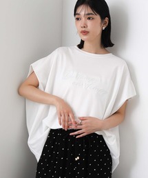 刺繍ロゴボックスカットソー