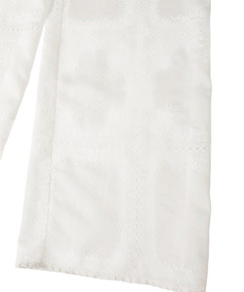 CLANE(クラネ)の「CLANE/クラネ/EMBROIDERY LACE CAMI ALL IN ONE(サロペット/オーバーオール・レディース・ブラック/ホワイト・1)」の13枚目の写真
