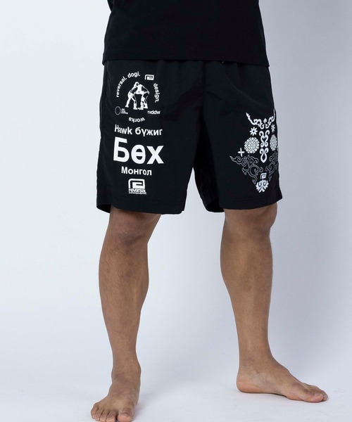 reversal.dogi.design.works(リバーサル・ドーギ・デザイン・ワークス)の「<reversal/リバーサル>BOKH NYLON SHORTS(その他パンツ・メンズ・ブラック/サックスブルー/オレンジ・M/L/XL)」の1枚目の写真
