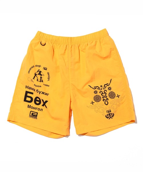 reversal.dogi.design.works(リバーサル・ドーギ・デザイン・ワークス)の「<reversal/リバーサル>BOKH NYLON SHORTS(その他パンツ・メンズ・ブラック/サックスブルー/オレンジ・M/L/XL)」の14枚目の写真