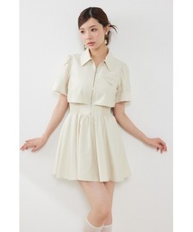 rienda（リエンダ）の「【再入荷】バストディティールフレアミニワンピース 夏服（ワンピース）」