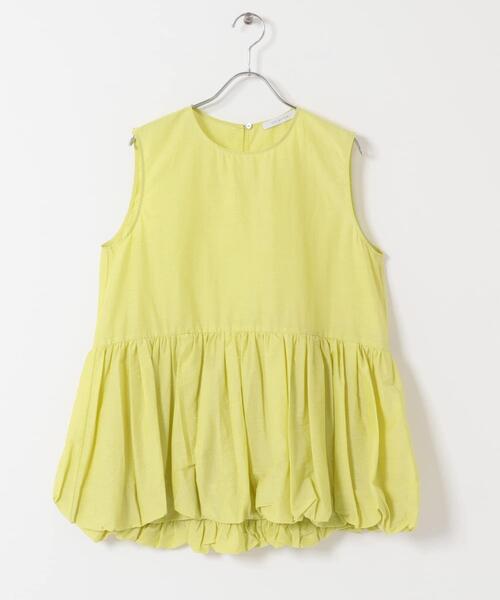 URBAN RESEARCH ROSSO WOMEN(アーバンリサーチ ロッソ)の「CHIGNON バルーンペプラムブラウス(シャツ/ブラウス・レディース・イエロー/ホワイト/レッド・FREE)」の7枚目の写真