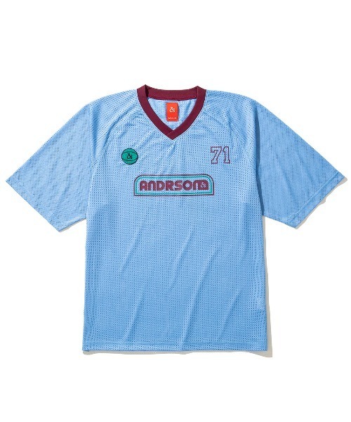 Kinetics（キネティクス）の「&RSON 2025 GAME TOPS（アンダーソン 2025 ゲーム トップス）（Tシャツ/カットソー・メンズ・ブルー系/Black・MEDIUM/LARGE/X-LARGE/SMALL）」の2枚目の写真