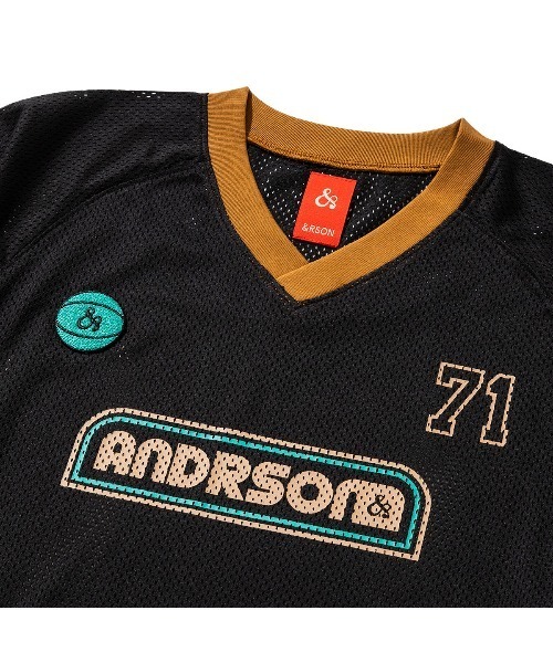 Kinetics（キネティクス）の「&RSON 2025 GAME TOPS（アンダーソン 2025 ゲーム トップス）（Tシャツ/カットソー・メンズ・ブルー系/Black・MEDIUM/LARGE/X-LARGE/SMALL）」の4枚目の写真