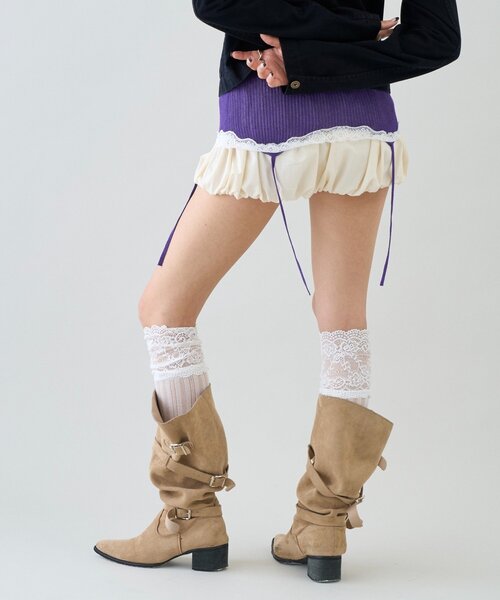 WHO'S WHO gallery(フーズフーギャラリー)の「ノーブルバルーンショーツ(その他パンツ・レディース・ブラウン/ブラック/アイボリー・FREE)」の9枚目の写真