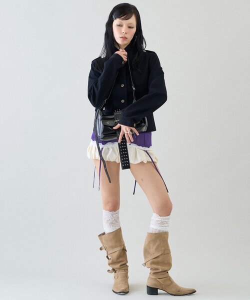 WHO'S WHO gallery(フーズフーギャラリー)の「ノーブルバルーンショーツ(その他パンツ・レディース・ブラウン/ブラック/アイボリー・FREE)」の11枚目の写真
