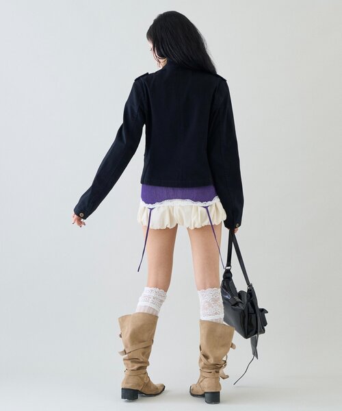WHO'S WHO gallery(フーズフーギャラリー)の「ノーブルバルーンショーツ(その他パンツ・レディース・ブラウン/ブラック/アイボリー・FREE)」の12枚目の写真