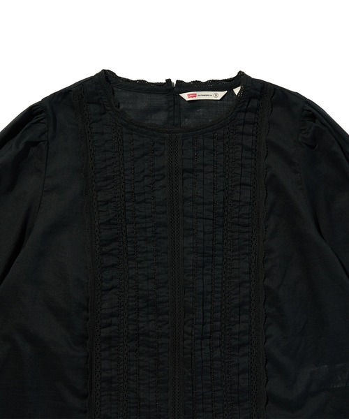 Levi's(リーバイス)の「Levi's/リーバイス ハン ロングスリーブ ビーズブラウス(シャツ/ブラウス・レディース・ブラック・S/M/XS)」の6枚目の写真
