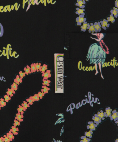 Ocean Pacific(オーシャンパシフィック)の「Ocean Pacific/オーシャンパシフィック FREAK'S STORE for BEACH & FES / オーシャンパシフィック 別注 HERITAGE ALOHA SHIRT(シャツ/ブラウス・メンズ・ナチュラル/ブラック/グリーン・MEDIUM/LARGE)」の7枚目の写真