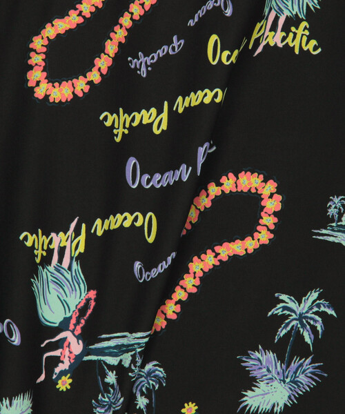 Ocean Pacific(オーシャンパシフィック)の「Ocean Pacific/オーシャンパシフィック FREAK'S STORE for BEACH & FES / オーシャンパシフィック 別注 HERITAGE ALOHA SHIRT(シャツ/ブラウス・メンズ・ナチュラル/ブラック/グリーン・MEDIUM/LARGE)」の8枚目の写真