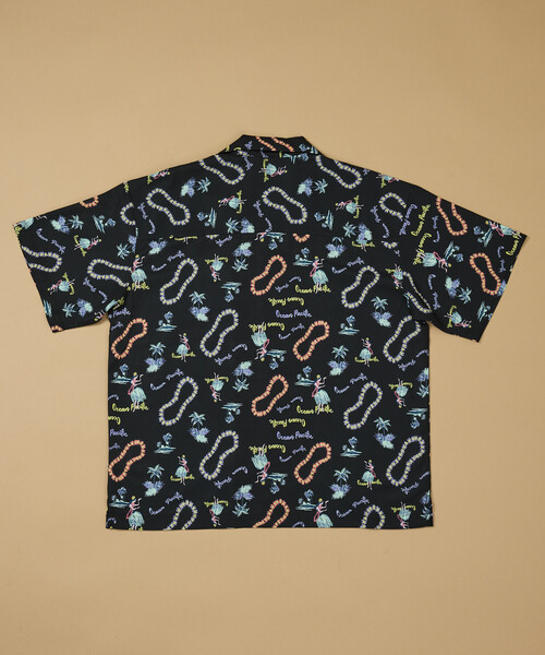 Ocean Pacific(オーシャンパシフィック)の「Ocean Pacific/オーシャンパシフィック FREAK'S STORE for BEACH & FES / オーシャンパシフィック 別注 HERITAGE ALOHA SHIRT(シャツ/ブラウス・メンズ・ナチュラル/ブラック/グリーン・MEDIUM/LARGE)」の13枚目の写真