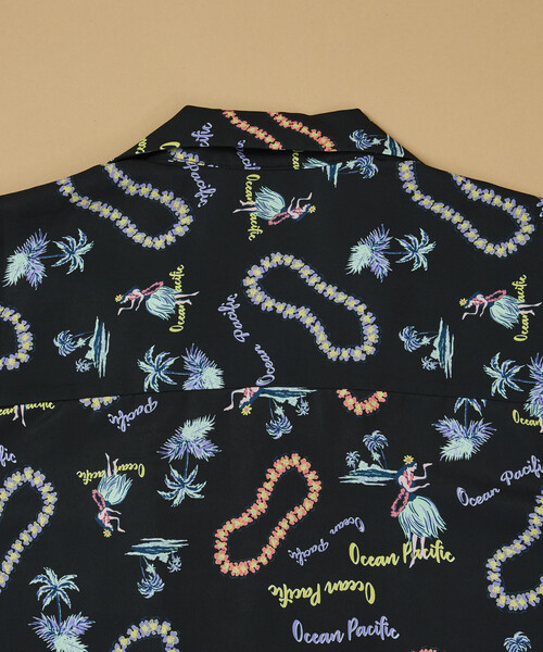 Ocean Pacific(オーシャンパシフィック)の「Ocean Pacific/オーシャンパシフィック FREAK'S STORE for BEACH & FES / オーシャンパシフィック 別注 HERITAGE ALOHA SHIRT(シャツ/ブラウス・メンズ・ナチュラル/ブラック/グリーン・MEDIUM/LARGE)」の14枚目の写真