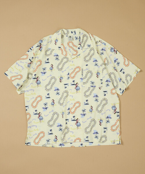 Ocean Pacific(オーシャンパシフィック)の「Ocean Pacific/オーシャンパシフィック FREAK'S STORE for BEACH & FES / オーシャンパシフィック 別注 HERITAGE ALOHA SHIRT(シャツ/ブラウス・メンズ・ナチュラル/ブラック/グリーン・MEDIUM/LARGE)」の16枚目の写真
