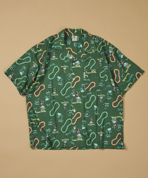 Ocean Pacific(オーシャンパシフィック)の「Ocean Pacific/オーシャンパシフィック FREAK'S STORE for BEACH & FES / オーシャンパシフィック 別注 HERITAGE ALOHA SHIRT(シャツ/ブラウス・メンズ・ナチュラル/ブラック/グリーン・MEDIUM/LARGE)」の18枚目の写真