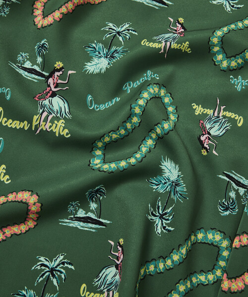 Ocean Pacific(オーシャンパシフィック)の「Ocean Pacific/オーシャンパシフィック FREAK'S STORE for BEACH & FES / オーシャンパシフィック 別注 HERITAGE ALOHA SHIRT(シャツ/ブラウス・メンズ・ナチュラル/ブラック/グリーン・MEDIUM/LARGE)」の20枚目の写真
