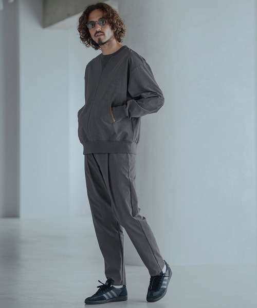 Magine(マージン)の「mp15245-Twill-Textured Nylon Stretch One-Tuck Easy Pants タックイージーパンツ(MGN-263-021)(その他パンツ・メンズ・ブラック/グレイッシュベージュ/チャコール・44/46/48)」の20枚目の写真