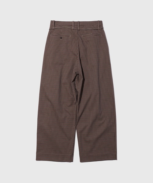 ADAM ET ROPE'(アダムエロペ)の「ガンクラブチェックバギースラックス(スラックス・メンズ・ベージュ系その他/ブラウン・M/L)」の18枚目の写真