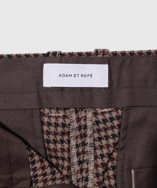 ADAM ET ROPE'(アダムエロペ)の「ガンクラブチェックバギースラックス(スラックス・メンズ・ベージュ系その他/ブラウン・M/L)」の21枚目の写真