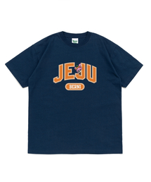 ジェジュキキビッグロゴ半袖Tシャツ(ネイビー)