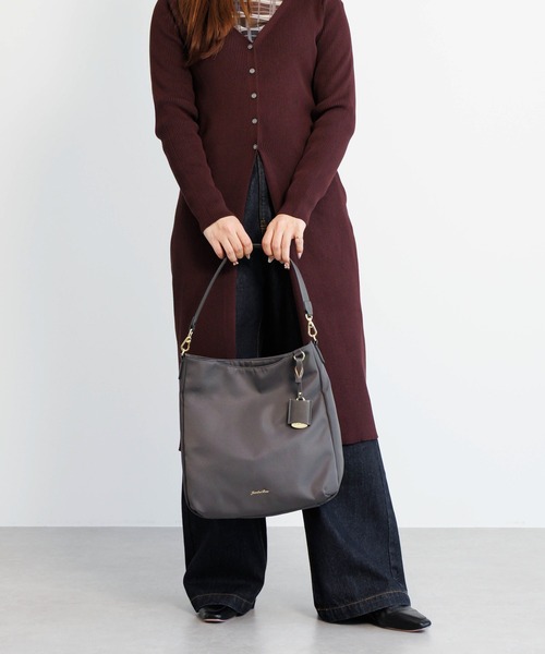 Jewelna Rose(ジュエルナローズ)の「ルフィーヌ 2wayショルダーバッグ 16342(ショルダーバッグ・レディース・グレイッシュベージュ/ダークグレー/ブラック・FREE)」の12枚目の写真