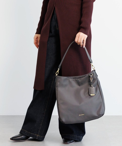 Jewelna Rose(ジュエルナローズ)の「ルフィーヌ 2wayショルダーバッグ 16342(ショルダーバッグ・レディース・グレイッシュベージュ/ダークグレー/ブラック・FREE)」の13枚目の写真