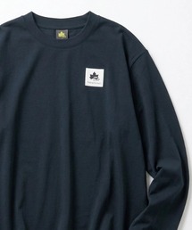 LOGOS park（ロゴスパーク）の「2026AW LOGOS/ロゴス ワンポイントボックスロゴ 無地 長袖Tシャツ ロンT レディース メンズ（Tシャツ/カットソー）」