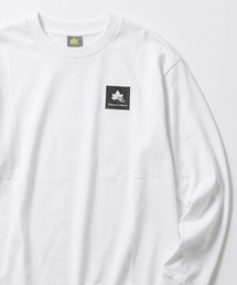2026AW LOGOS/ロゴス ワンポイントボックスロゴ 無地 長袖Tシャツ ロンT レディース メンズ