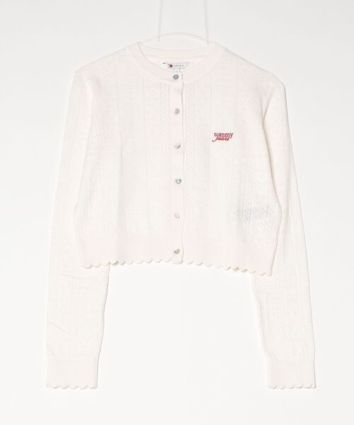 tommy jeans（トミー ジーンズ）の「ポインテルカーディガン（カーディガン/ボレロ・レディース・ネイビー/ホワイト・X-SMALL/SMALL/MEDIUM）」の2枚目の写真