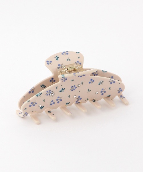 tiny tiny（ティニーティニー）の「フルーツストーンバンスクリップ[tiny tiny(ティニーティニー)]（バレッタ/ヘアクリップ・レディース・パープル/レッド・0）」の2枚目の写真
