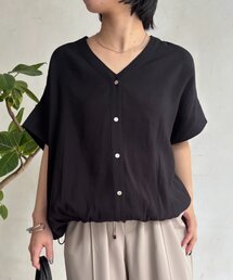Jena espace merveilleux | 〈7/17インスタライブご紹介アイテム〉裾ドロストVネックシャツ(シャツ/ブラウス)