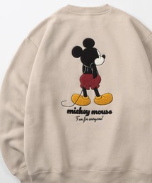 make a ray!（メイク ア レイ！）の「【71】別注【Disney/ディズニー】ミッキーマウス/ミニーマウス/ルシファー/ズートピア/サガラ刺繍 アップリケ 裏起毛 クルーネックスウェット/ユニセックス/レディース/メンズ（スウェット）」