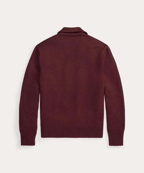 RRL(ダブル アール エル)の「エンブロイダリー ウール クォータージップ セーター(ニット/セーター・メンズ・レッド・XS/XL/S/M/L)」の4枚目の写真