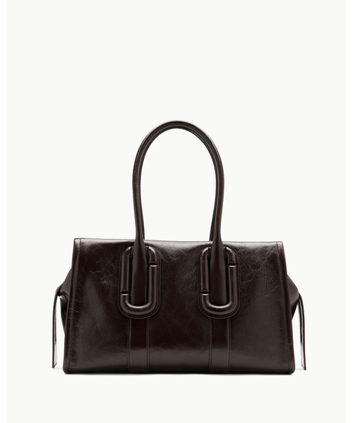 MARC JACOBS(マークジェイコブス)の「THE CRINKLE BABE CITY TOTE/ザ クリンクル ベイブ シティ トート バッグ(ショルダーバッグ・レディース・ダークブラウン・ONE SIZE)」の3枚目の写真